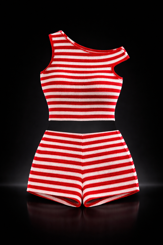 Y2K Candy Stripe Set